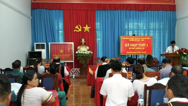 HĐND XÃ THANH BỒNG TỔ CHỨC KỲ HỌP THỨ 2, KHÓA I, NHIỆM KỲ 2021–2026