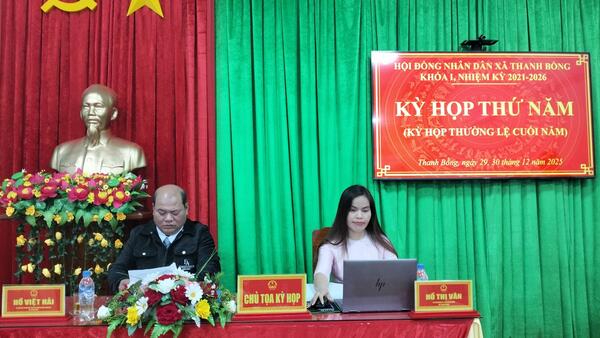 KHAI MẠC KỲ HỌP THƯỜNG LỆ CUỐI NĂM (KỲ HỌP THỨ 5) HĐND XÃ THANH BỒNG, NHIỆM KỲ 2021-2026