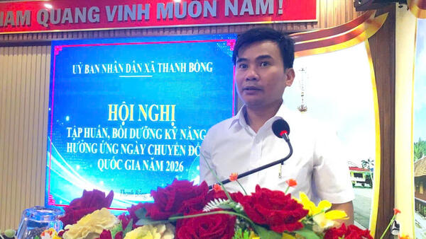 THANH BỒNG TỔ CHỨC TẬP HUẤN, BỒI DƯỠNG KỸ NĂNG SỐ HƯỞNG ỨNG NGÀY CHUYỂN ĐỔI SỐ QUỐC GIA NĂM 2026